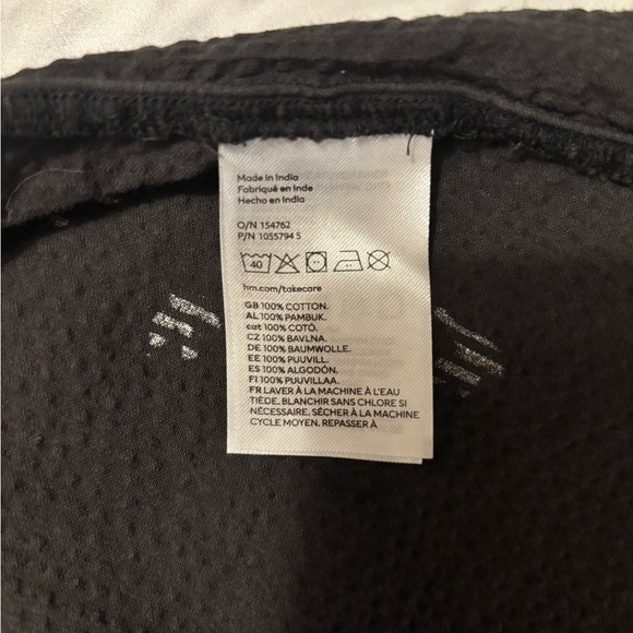 H&M Kids A-Line Black Dress with Bird Print - Picture 6 of 6